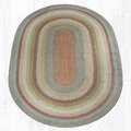 Capitol Importing Co 8 x 11 ft. Multi 1 Braided Oval Rug 08-328